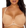 thumbnail image 1 of Curvy Couture BOMBSHELL NUDE Tulip Front Close Underwire Bra, US 34G, NWOT, 1 of 7