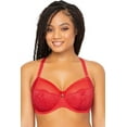 thumbnail image 1 of Curvy Couture Luxe Lace Underwire Bra 1299, 1 of 6