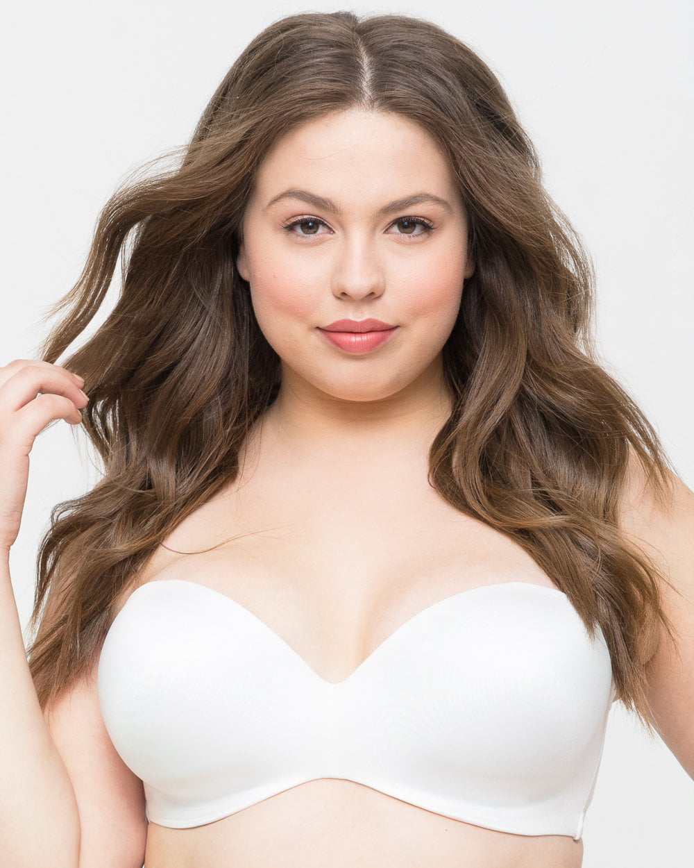 Curvy Couture Smooth Strapless Smooth Strapless Multi-Way Bra