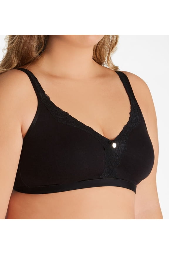 Women's Plus Size Cotton Luxe Wireless Bra