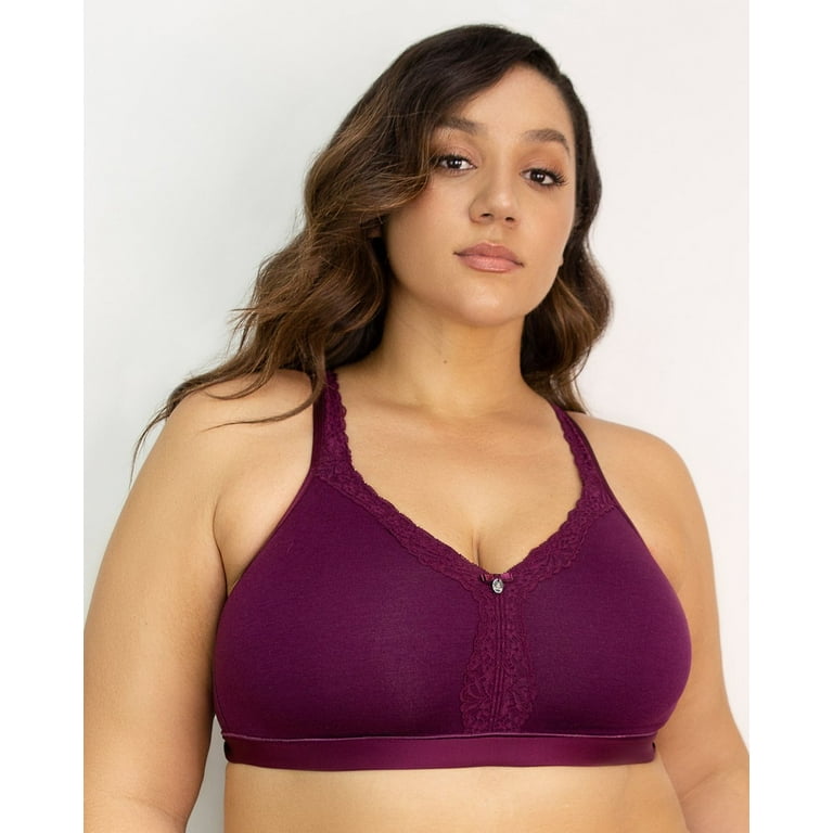 CURVY COUTURE 1348 LACE WIREFREE BRALETTE