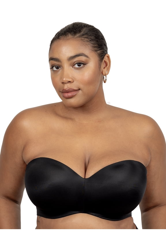 Women's Plus Size Smooth Strapless Multi-Way Bra