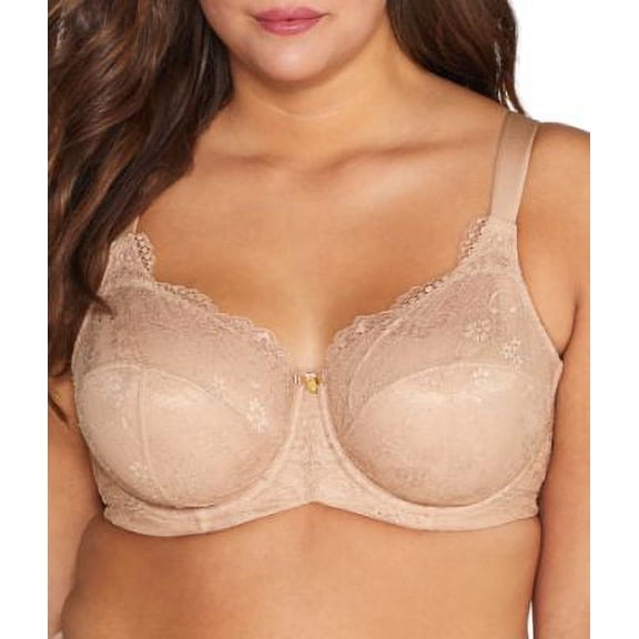 Curvy Couture Womens Everyday Glamour Bra Style-1207