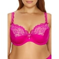 thumbnail image 1 of Curvy Couture Womens Tulip Lace Bra Style-1017, 1 of 3