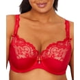 thumbnail image 1 of Curvy Couture Womens Tulip Lace Bra Style-1017, 1 of 1