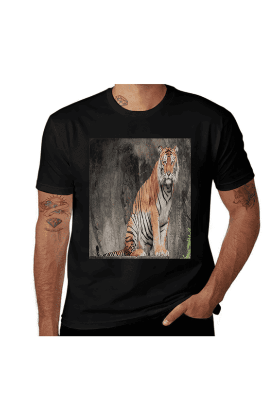 Curvy Floral Stems-Retro-Fuchsia-Lilac- Casual Streetwea Everyday Tshirt Comfortable Wear tee shirt