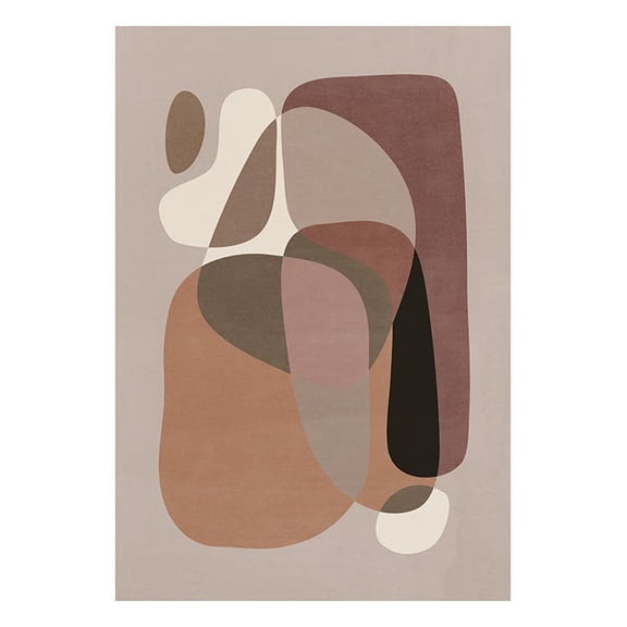 Curvy Forms Print Wall Art, Modern Wall Decor For Living Room Bedroom, 8x12 UNFRAMED