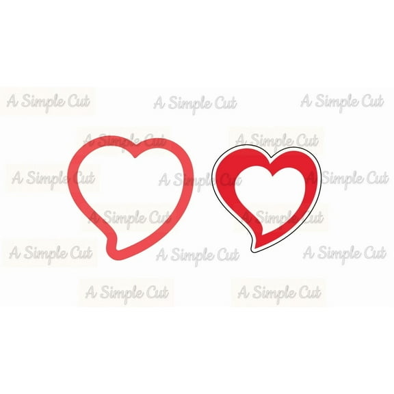 Curvy Heart Cookie Cutter