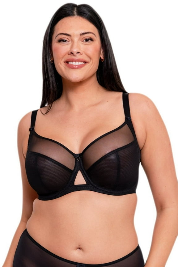 BLACK Victory Side Support Multi Part Cup Bra, US 34DD, UK 34DD
