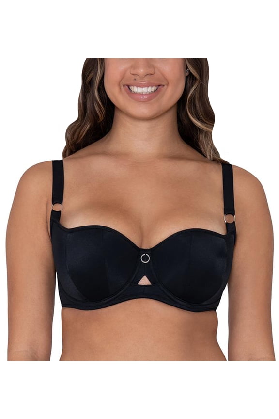 Boost Me Up Padded Balcony Bra (CK027106),36D,Black