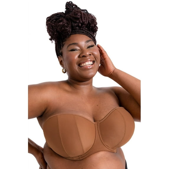 Curvy Kate CARAMEL Luxe Strapless Multiway Underwire Bra, US 40DD, UK 40DD