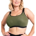 thumbnail image 1 of Curvy Kate Everymove Underwire Sports Bra (CK043113),32J,Jungle Green/Black, 1 of 9