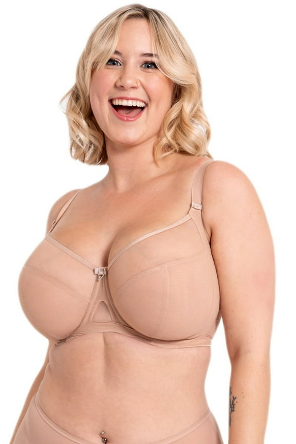 LATTE Victory Side Support Multi Part Cup Bra, US 32F, UK 32E