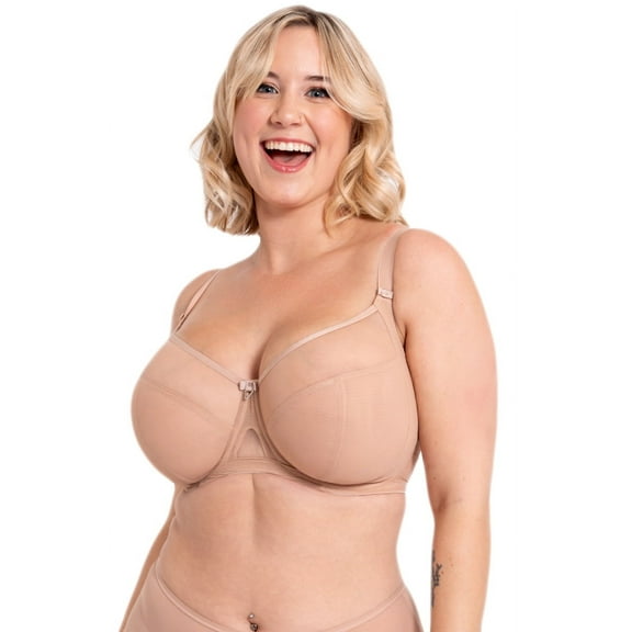 Curvy Kate LATTE Victory Side Support Multi Part Cup Bra, US 34D, UK 34D