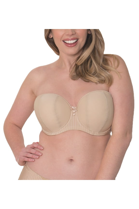 Luxe Multiway Strapless Underwire Bra (CK2601),28H,Biscotti