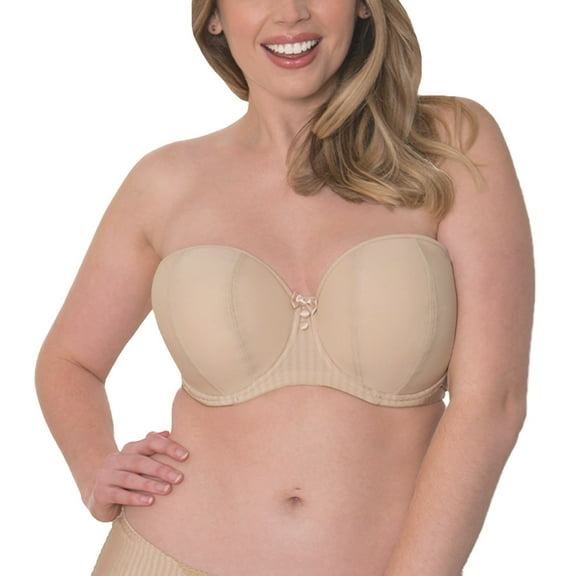 Curvy Kate Luxe Multiway Strapless Underwire Bra (CK2601),30J,Biscotti