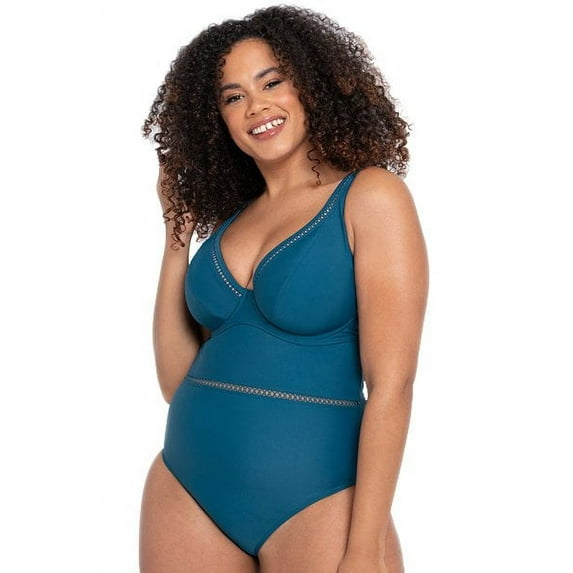 Curvy Kate Swimwear First Class Plunge Swimsuit CS020605