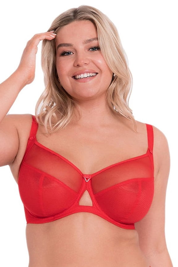 Victory Balcony Bra -CK9001 (Poppy Red, 38GG)