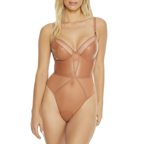 Curvy Kate Womens Lucky Star Plunge Bodysuit Style-CK031704