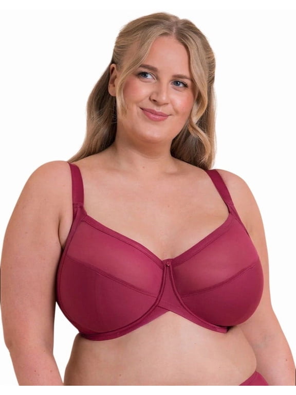 WonderFully Full Cup Side Support Bra - CK061102 (Deep Orchid, 36JJ)