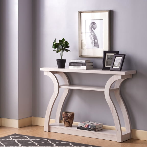 Curvy Leg Structure - Two - Shelf Design - Entryway Decoration - Create Warm Atmosphere