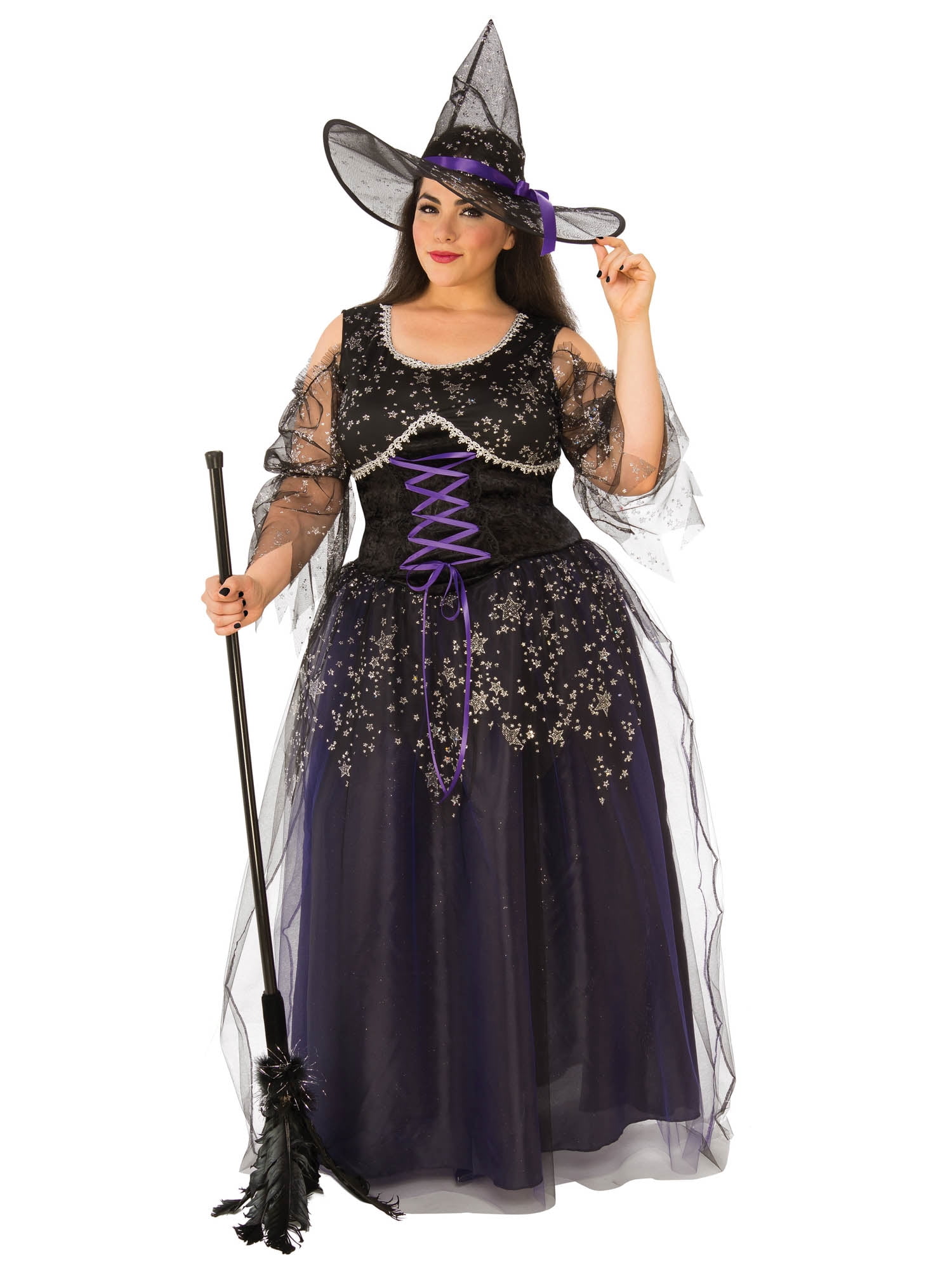 Rubies Midnight Witch Costume for Adults, Women's Plus Size