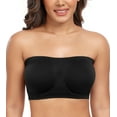 thumbnail image 1 of Curyon Strapless Bras for Women Underwire Non-Slip Bandeau Seamless Comfy Bra, 1 of 5