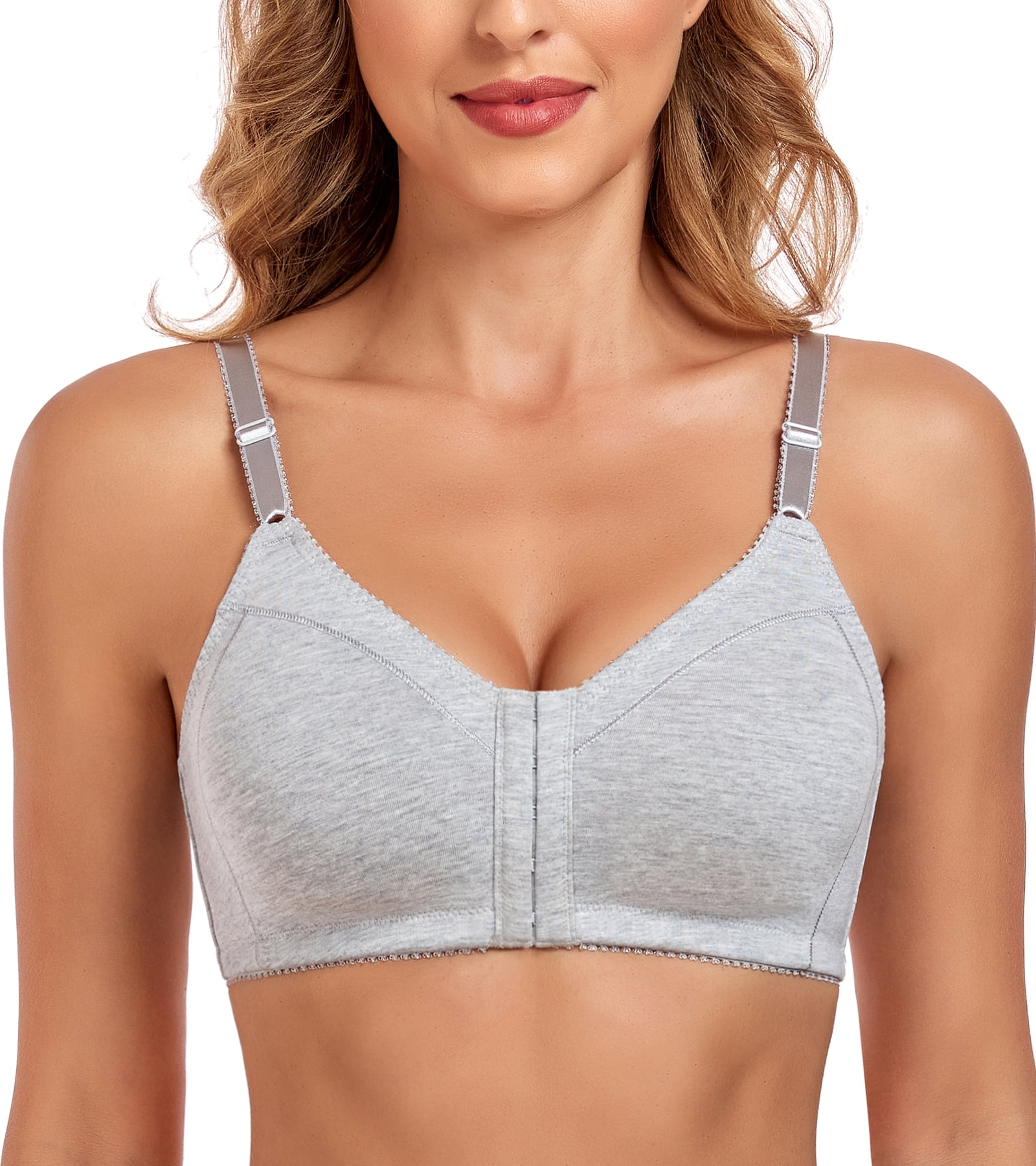 Curyon Women's Comfort Cotton Wireless Lift Non Padded Front Closure ...
