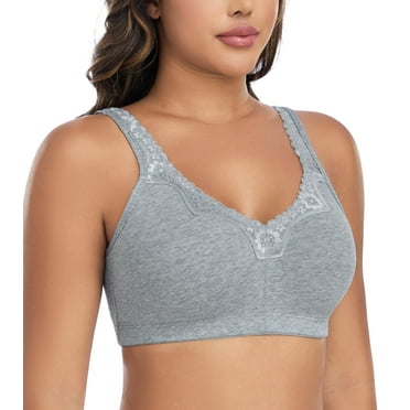 Curyon Women's Comfort Cotton Wireless Lift Non Padded Plus Size Bras,38C