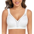 thumbnail image 1 of Curyon Women's Minimizer Bra Comfort Non Padded Wireless Full Figure Plus Size Bras,48DD, 1 of 6