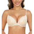 thumbnail image 1 of Curyon Women's Push Up Bra Underwire Plunge Padding Add Cups Support Lace Bras,38DD, 1 of 7