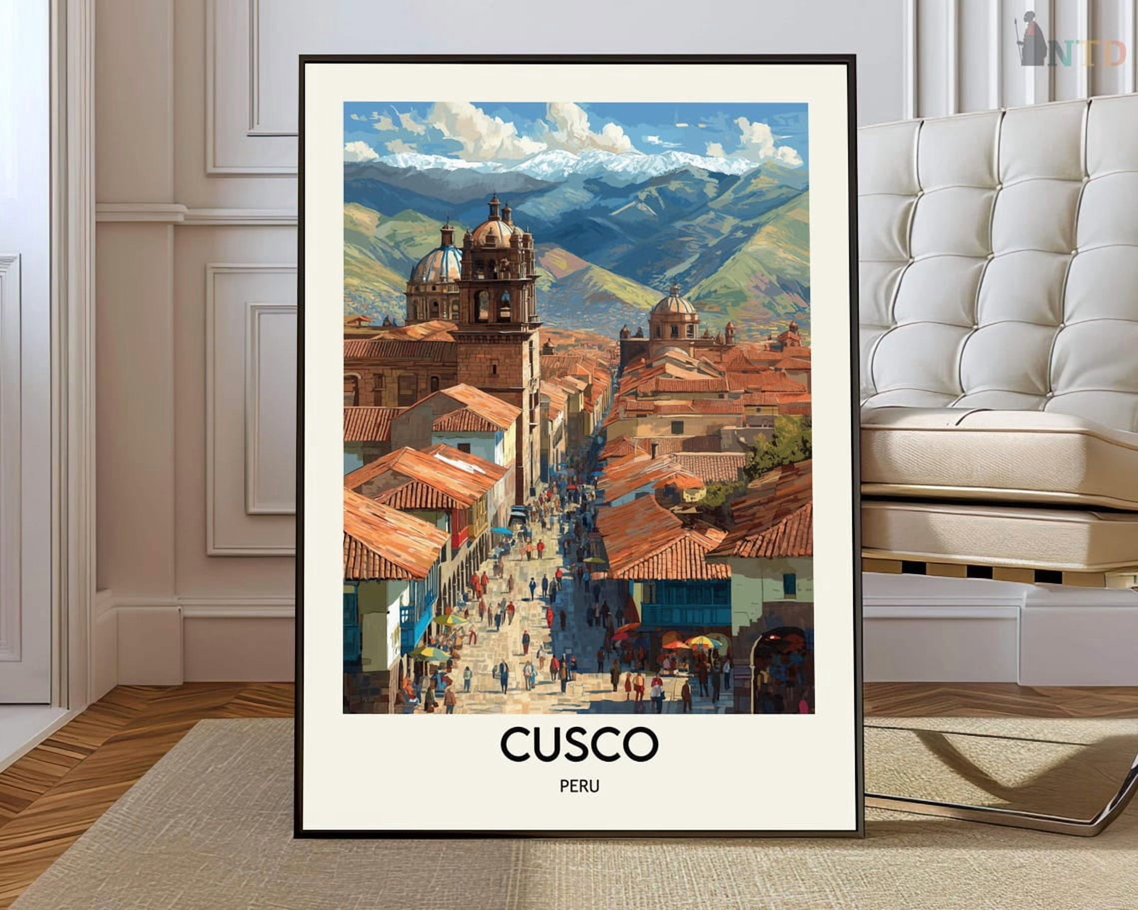 Andes Flashcard Cusco Peru Andes Poster , Poster Print Only - Walmart.com