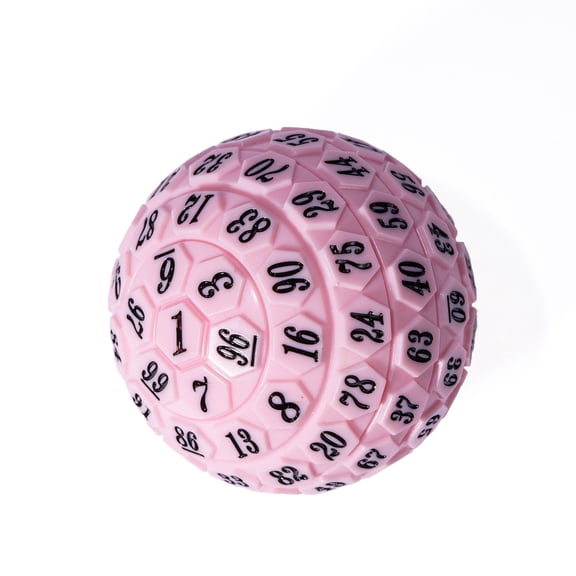 Cusdie 45MM 100 Sided Polyhedral D&D Dice, Single D100 Game Dice for Dungeon and Dragons