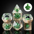 thumbnail image 1 of Cusdie 7-Die DND Dice, Polyhedral Dice Set Filled with Animal, for Role Playing Game Dungeons and Dragons D&D Dice MTG Pathfinder, 1 of 5