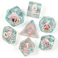 thumbnail image 1 of Cusdie 7-Die DND Dice, Polyhedral Dice Set Filled with Pink Duck, for Role Playing Game Dungeons and Dragons D&D Dice MTG Pathfinder, 1 of 5
