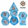 thumbnail image 1 of Cusdie 7-Die DND Dice Rudder Dice Set Polyhedral DND Dice for Dungeons and Dragons Playing Dice for Table Game, 1 of 5
