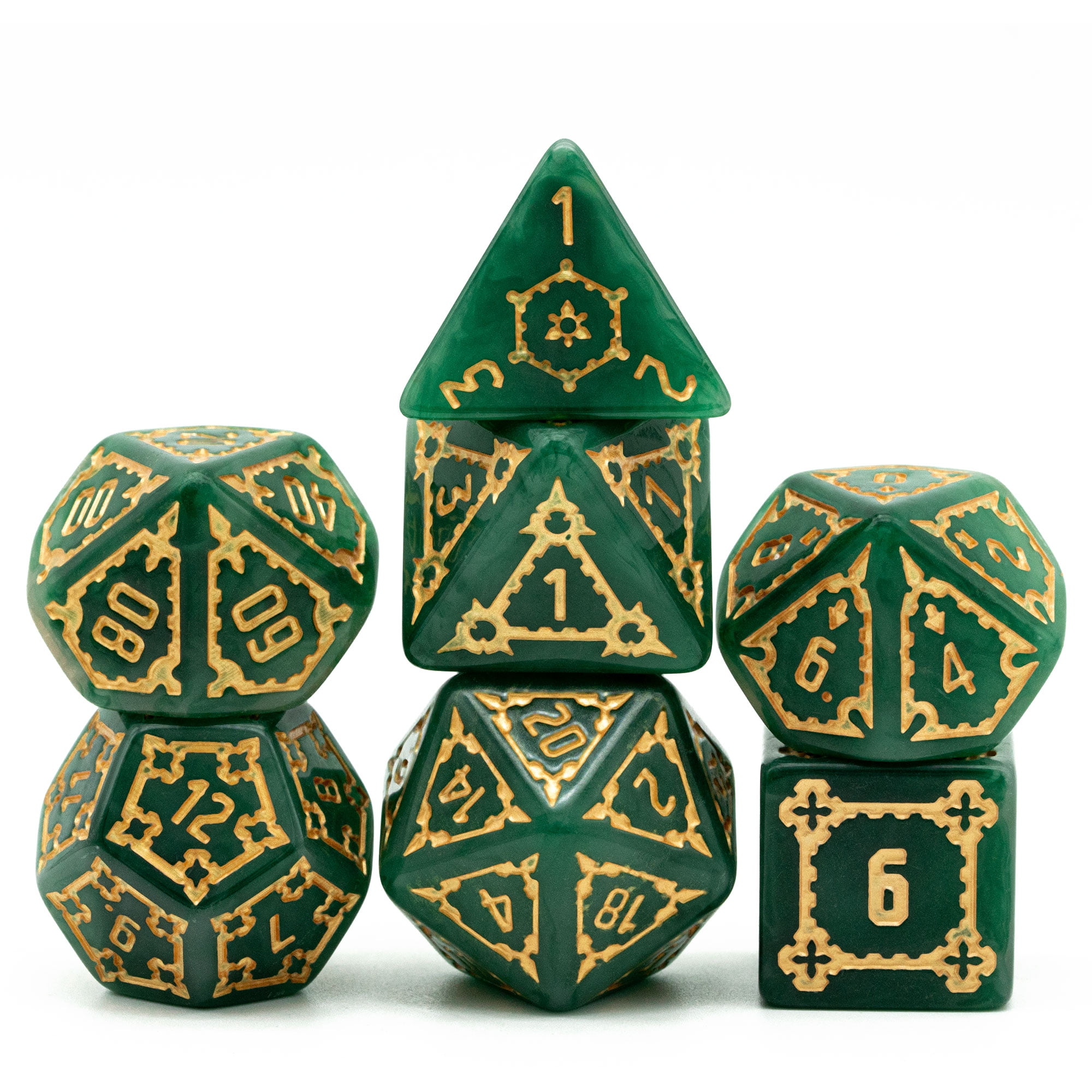 5 Dés D8 Pour Jeu De Rôle (JDR) - Lot De 5 Dés Octaèdres - Idéal D&D Pathfinder Dés 8 Faces