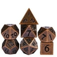 thumbnail image 1 of Cusdie Mini Metal DND Dice Set, 7-Die 10MM Metal Polyhedral D&D Dice Setfor DND Dungeons and Dragons TTRPG Role Playing Games, 1 of 5