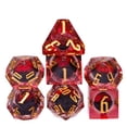 thumbnail image 1 of Cusdie Sharp Edges DND Dice, Death Peeping Eyes Liquid Core Dice, 7 PCs D&D Dice, Handcrafted Polyhedral Dice Set, for TTRPG Role Playing Game Pathfinder, 1 of 5