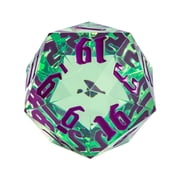 Cusdie Single D20 Dice 55mm, 20 Sided DND Dice, Giant D20 D&D Polyhedral Dice Large D20 w/Gift Box for Role Playing Game Dungeons and Dragons D&D Dice Pathfinder