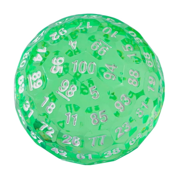 Cusdie Upgraded 50MM 100 Sided Polyhedral D&D Dice with Tin Box, Single D100 Game Dice for Dungeon and Dragons