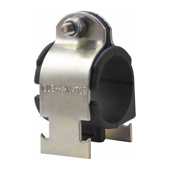 Cush-A-Nator Cushioned Clamp,Std,1-1/4 in. Tube,304SS CN20SS
