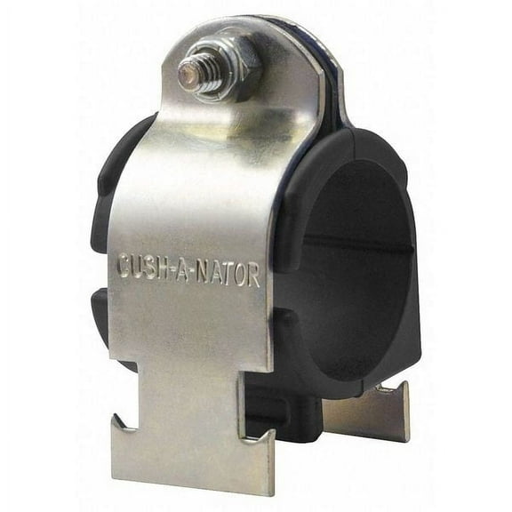 Cush-A-Nator Cushioned Clamp,Std,1/2 in. Tube,316SS CN08S6