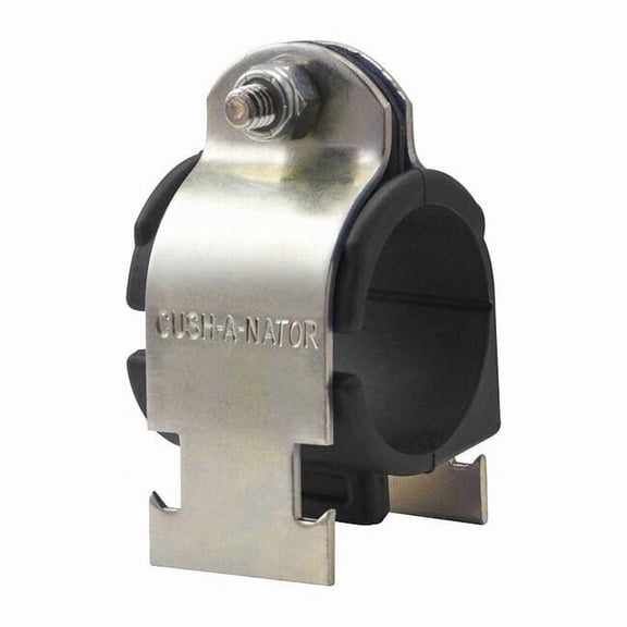 Vibration-Dampening Strut Clamp Standard, 1/4 in Tube, Steel, TPE Cushion CN04