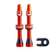 CushCore Tubeless Presta Valve Set - 44mm, Orange - 10012