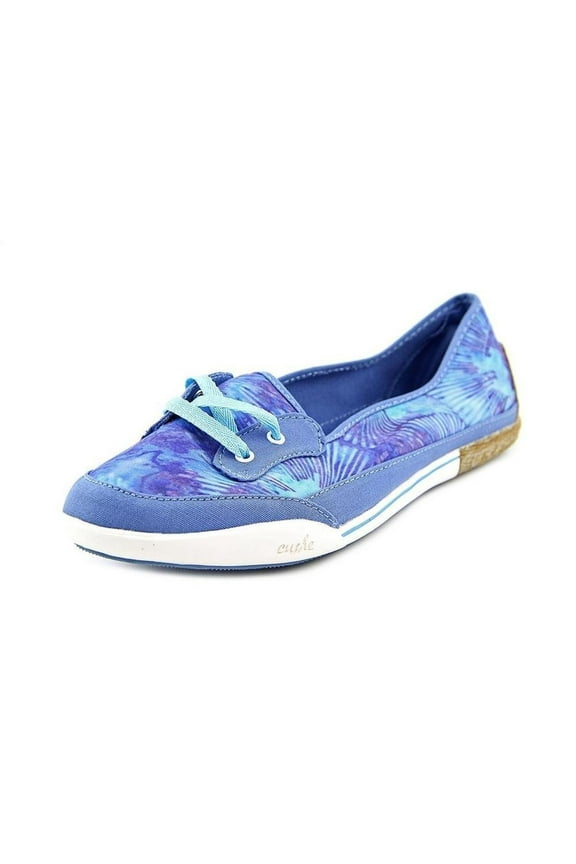 Vespadrille Women's Blue Multi Slip-On Flats 11M