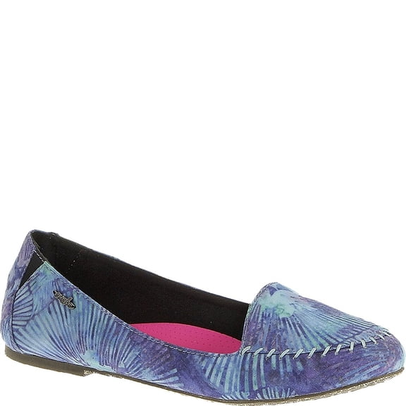 Cushe Womens Lamu Blue/Multi Flat 9 B M