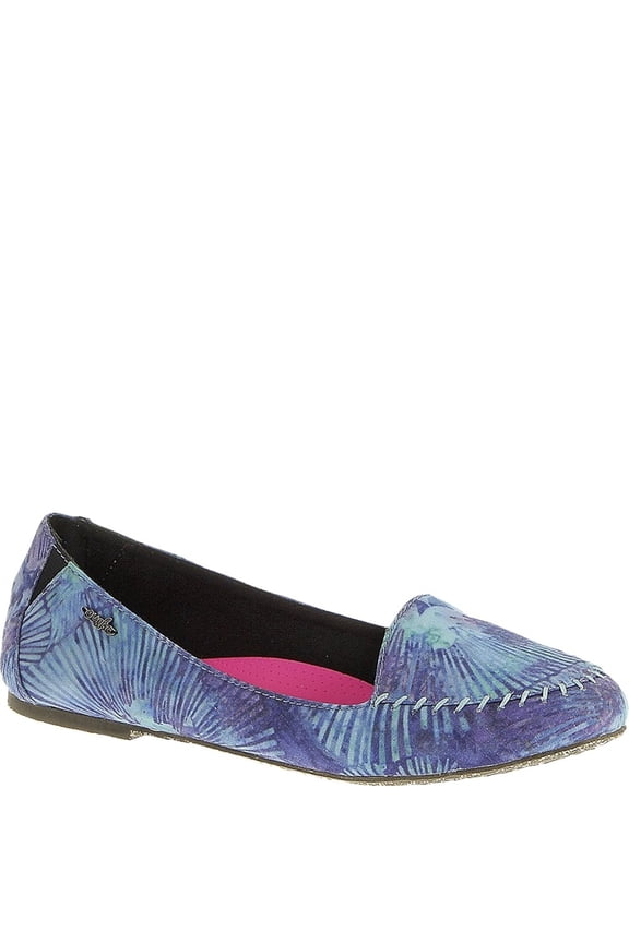 Womens Lamu Blue/Multi Flat 9 B M