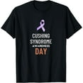 thumbnail image 1 of Cushing Syndrome Awareness Day Ribbon Cushing Syndrome T-Shirt, 1 of 4