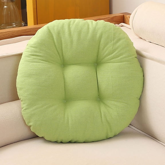 Cushion 40cm Round Sofa Foam Seat Cushion Bar Stool Pad for Office Chair Back Support,Green 1Pcs JASKFLY